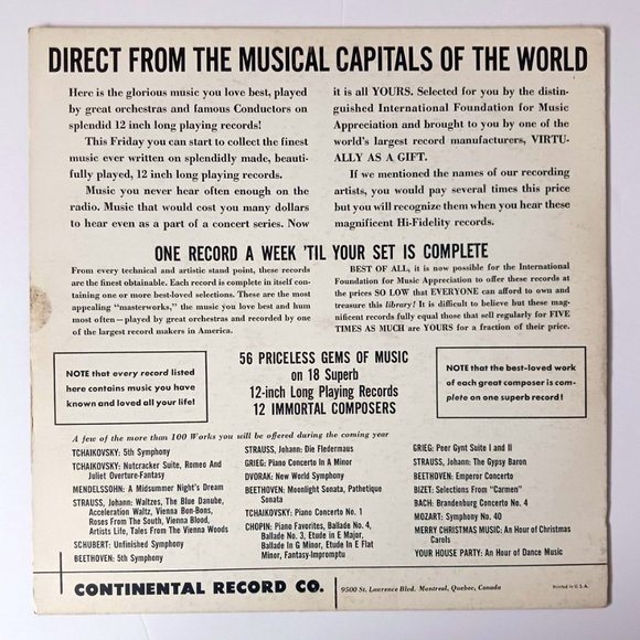 Vintage Tchaikovsky Symphony No.5 in E. Minor, Opus 64 vinyl record - Picture 3 of 9